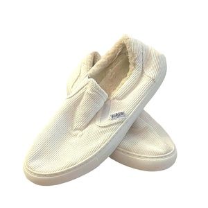 JCrew Slip-On Sneakers with Fur Inside